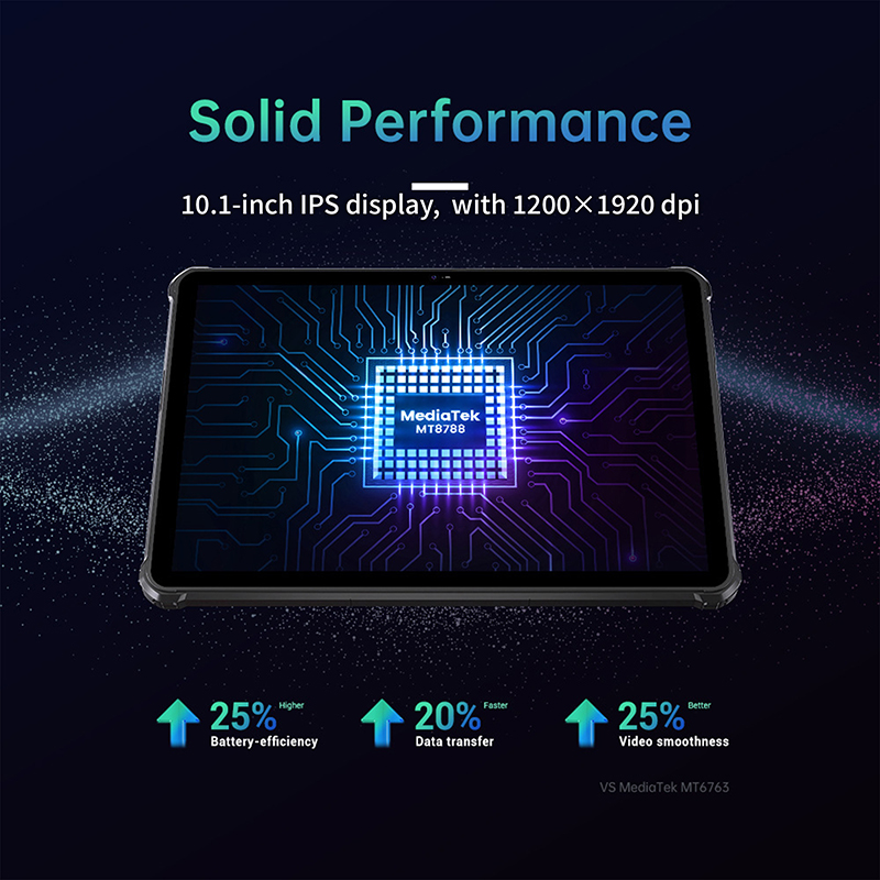 Tablette PC industrielle robuste IP68 hautes performances